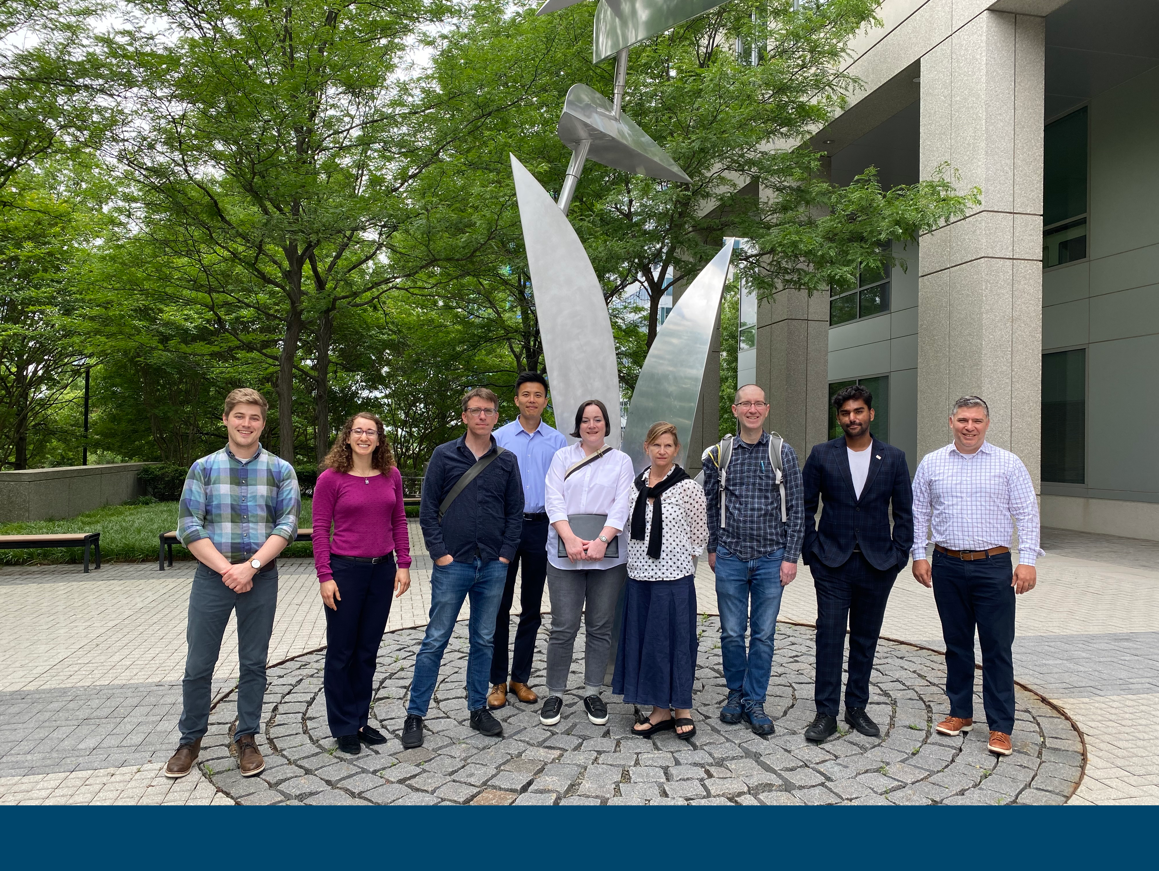 people posing in a group