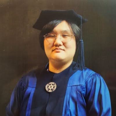 Yu Jin Lim in cap and gown 